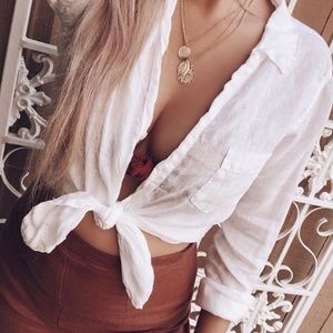 CP Shades - Romy Linen Blouse